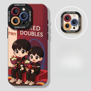 Ốp điện thoại Champion Shatou cho iPhone16 / 15 / 14 / 13 / MINI / 12 / 11 / Pro MAX / X / XS / XR / 7 / 8 / 6 Vỏ bảo vệ toàn diện bằng silicon lỏng chống sốc và chống rơi