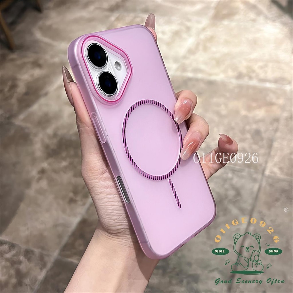 Ốp điện thoại từ tính siêu mỏng mờ iphone16 Pro Max 15 14 13 12 11 vỏ cho vỏ iPhone PC Vỏ cứng chống sốc