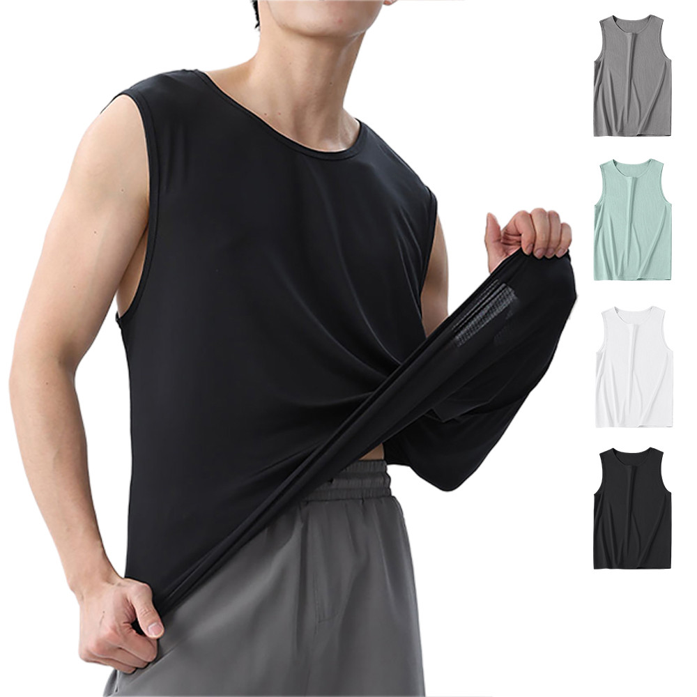 Nam Chạy Bộ Thể Thao Thể Dục Không Tay Nam Singlet