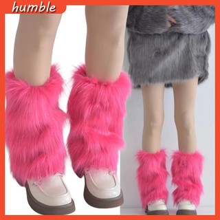 Hum Phụ Nữ Lông Thú Giữ Ấm Chân Mùa Đông Lông Dài Boot Cuffs Fuzzy Che Giày Trang Phục Dự Tiệc Cho Ngày Lễ Lễ Hội Biểu Diễn