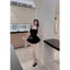Đầm 2s ren đính nơ phối chân xoè bồng cực xinh BYJOLIE