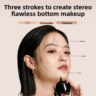 The Saem Concealer Face Highlight Brightening Liquid Consolidation Eye Bag Foundation Isolation Pen Dưỡng ẩm Không đột quỵ Kem che khuyết điểm mặt tự nhiên