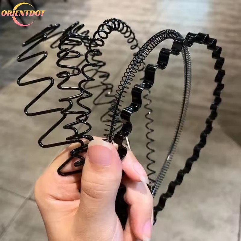 Kim Loại Nam Nữ Phổ Biến Tóc Vòng - Ngoài Trời Thể Thao Chống Trơn Trượt Mịn Co Giãn Răng Lược Unisex Phụ Kiện Tóc