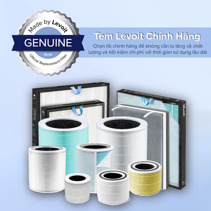 Lõi Lọc Không Khí Chính Hãng Cho Máy Lọc Không Khí Levoit Core 400S | Lọc Bụi Mịn - Khử Mùi - Lõi HEPA - Than Hoạt Tính – 6