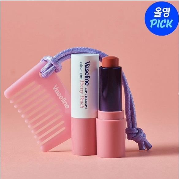 SET 2 SON DƯỠNG VASELINE TẶNG LƯỢC