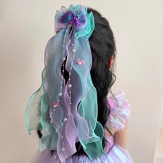 Nàng Tiên Cá Công Chúa Phụ Kiện Tóc Cô Gái Ngọt Ngào Sinh Nhật Chương Trình Mũ Đội Đầu