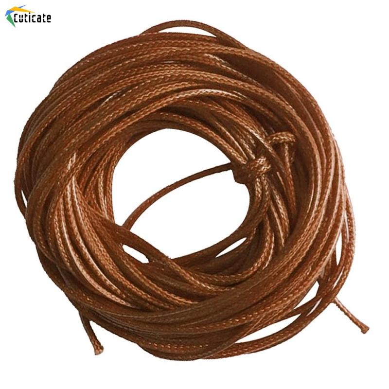 10m Sáp Nylon Macrame Dây Trang Sức Đính Hạt Làm Dây Thủ Công 1.5