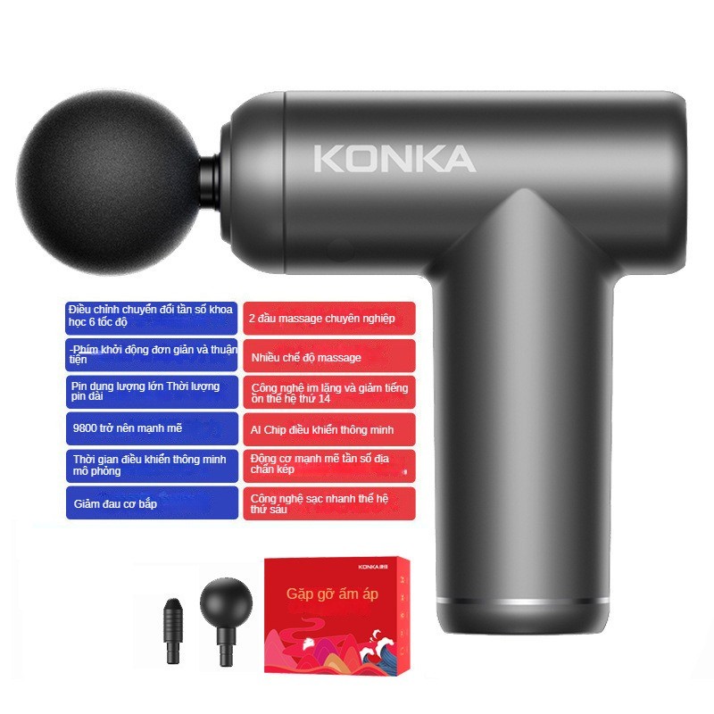Máy Mát Xa MINI Cơ Nhỏ Thư Giãn Massage Hộ Gia Đình Súng Massage Di Động MINI Fascia Gun Fascia Grab