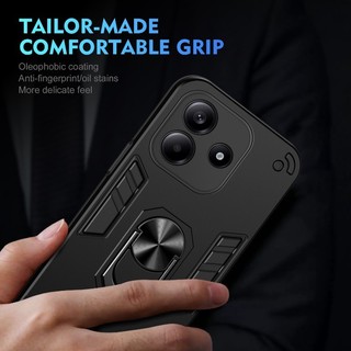 Ốp điện thoại Chống Sốc Giáp Quân Sự Cho Redmi Note 11 12 13 14 Pro Plus Redmi Note 10s 11S 12S 10 Pro Max Vỏ Bảo Vệ Vòng Đứng Ốp điện thoại