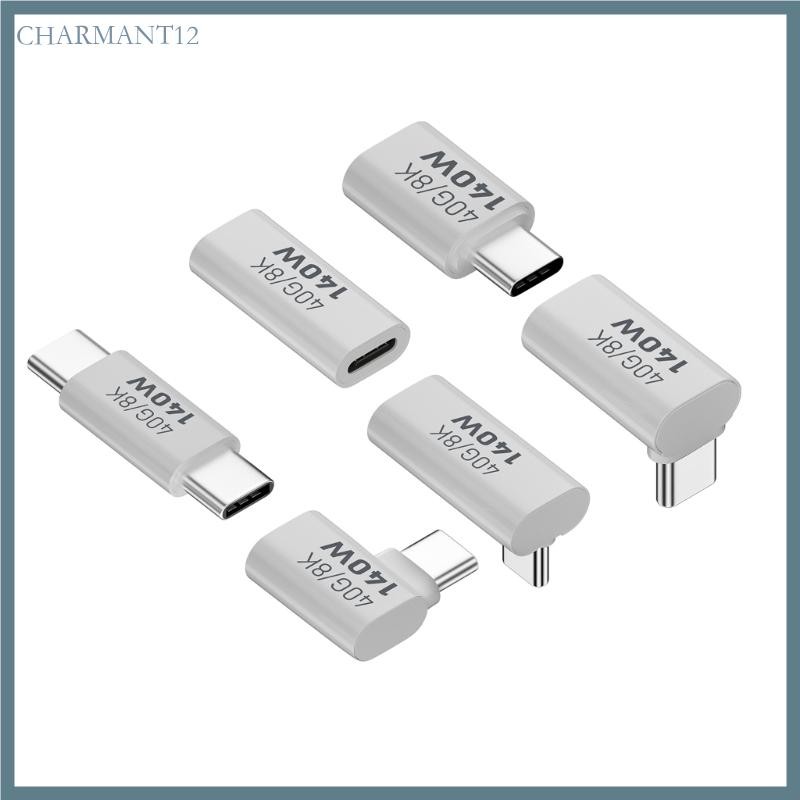 Bộ chuyển đổi char Type-C 140W 40G 8K Đầu nối UsbC cho máy tính xách tay Điện thoại thông minh và máy tính bảng Sạc tốc độ và truyền dữ liệu