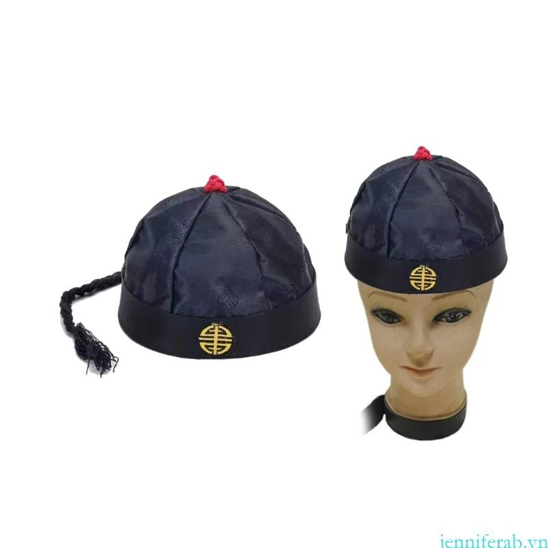 Jenniferab Mũ Phương Đông Trung Quốc Trang Phục Truyền Thống Lễ Hội Kỷ Niệm Hoàng Đế Trung QuốcHat