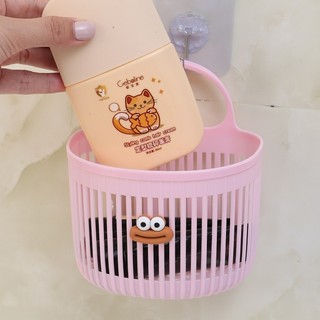 Giỏ đựng đồ treo tường không cần khoan - Giải pháp tiết kiệm không gian chất lượng cao cho hộp sắp xếp nhà vệ sinh phòng tắm