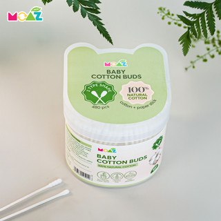 Tăm Bông Vệ Sinh Trẻ Em Moaz Eco Hộp 200 Que Và 480 Que