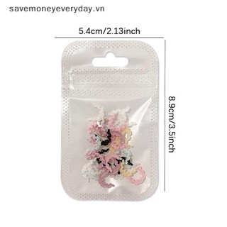 [savemoneyeveryday] 30 Chiếc Màu Sắc Hỗn Hợp Nhựa 3D Mềm Mại Pháp Móng Tay Nghệ Thuật Ren Viền Váy Viền Quyến Rũ Phụ Kiện Cho Móng Tay Làm Móng Tay Đồ Trang Trí [vn]