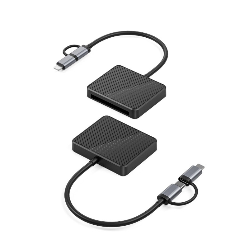 MOON Ruggeds USB C Tương thích CFast Đầu đọc thẻ nhớ LED Đèn báo được xây dựng để yêu cầu luồng công việc chụp ảnh yêu cầu