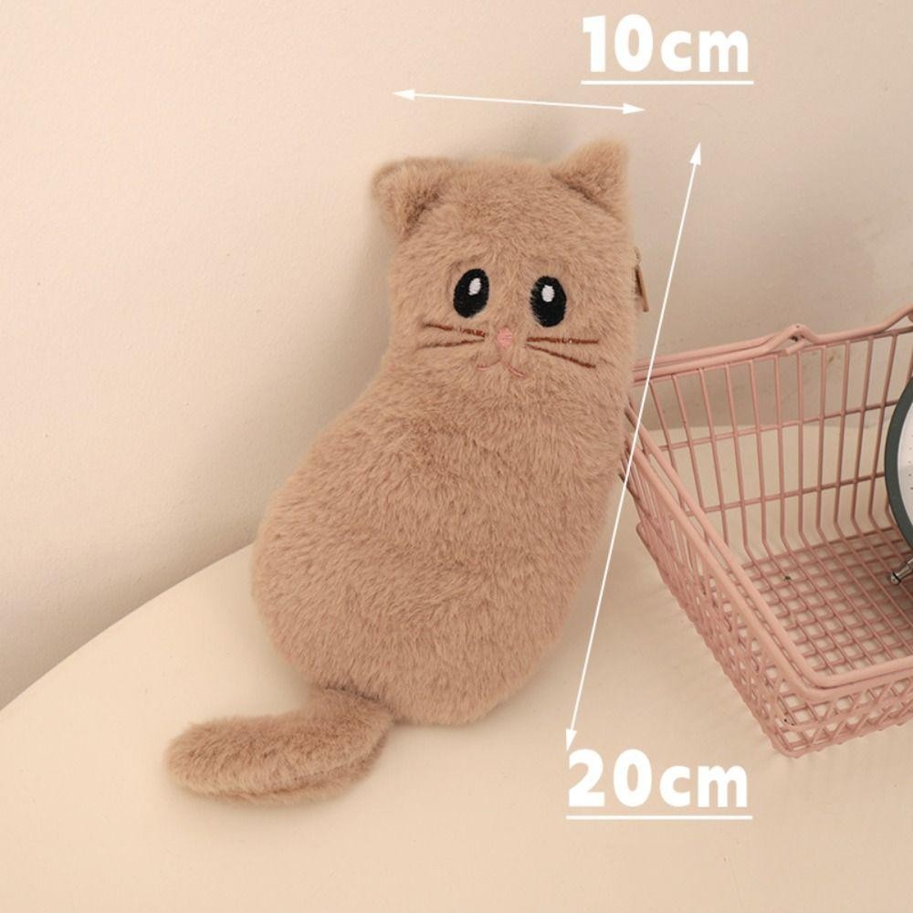 Túi Đựng Bút HIGHVIEWLS, Bút Chì Hình Mèo Đa Năng, Chất Lượng Cao Sang Trọng Dung Tích Lớn Văn Phòng Phẩm Tổ Chức Trường Học Văn Phòng