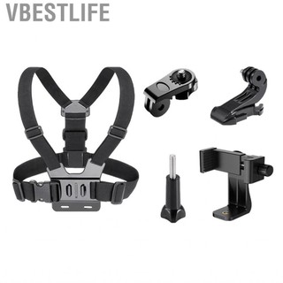 VBESTLIFE Dây đeo ngực có thể điều chỉnh Schest cho máy ảnh hành động điện thoại di động quay phim trượt tuyết