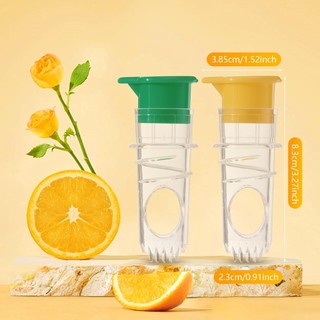Máy ép chanh 2026 Vít Hướng dẫn sử dụng Máy ép trái cây cam quýt có bộ lọc tích hợp Dễ sử dụng cho cocktail chanh màu cam Sử dụng trong nhà bếp nhựa tái sử dụng cầm tay di động nhỏ gọn
