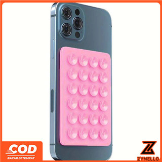 Giá đỡ điện thoại di động hình vuông đa chức năng, giá đỡ máy tính bảng, đế silicone hút, đệm chống trượt, đế hút DIY không cần đục lỗ