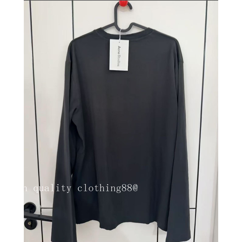 Chất lượng cao AC 25SS Phong cách Bắc Âu Nước Rửa Đau khổ 1996 Áo thun ngắn tay in chữ Unisex