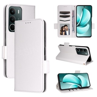 Vỏ Cho Realme C71 C75 C75X C100 C100X C100i 14X P3 Lite 4G 2025 Sang Trọng Lật Da Bên Khóa Lychee Kết Cấu Vỏ Điện Thoại Khe Cắm Thẻ Ví Đứng Giá Đỡ Vỏ Điện Thoại Chống Sốc