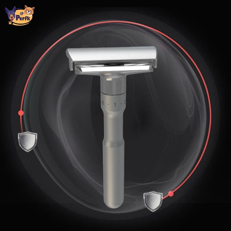 Dao cạo an toàn hai cạnh cổ điển dành cho nam cạo râu Máy cạo râu loại bỏ 6 cấp độ