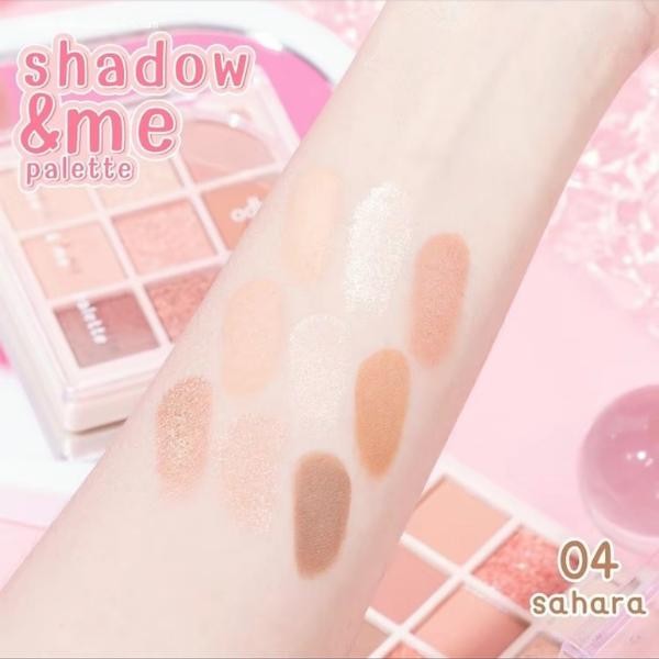 Bảng Phấn Mắt ODBO OD2014 9 Ô Shadow & Me Palette Mịn Lì Dễ Tán Có Nhũ Nhiều Màu Bắt Sáng