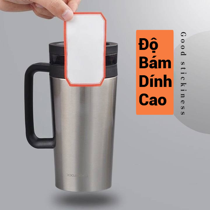 Nhãn Dán Ghi Tên, Ghi Giá Chống Nước - Giải Pháp Tiện Lợi Quản Lý Đồ Vật, Nhiều Màu Sắc và Kích Thước