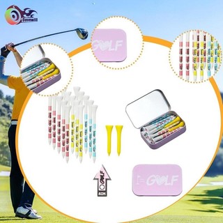 Dovewill Wood Golf Tee Dụng cụ hỗ trợ đào tạo Phụ kiện chơi gôn hiệu suất cao cho phạm vi lái xe Thực hành ngoài trời Tăng cường ổn định