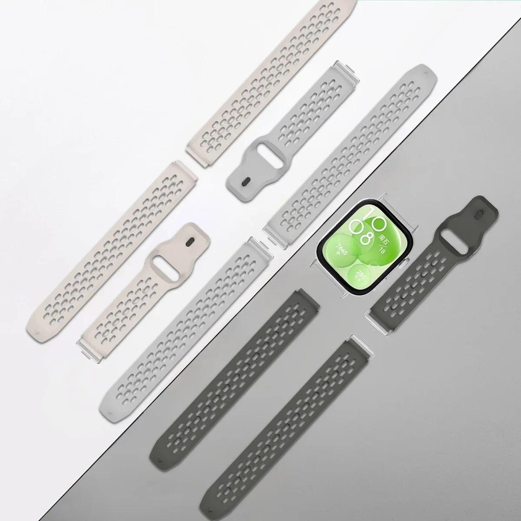 Dây đeo silicon thoáng khí cho Huawei Watch Fit 5/Fit 5 Pro/Fit 4/Fit 4 Pro/Fit 3