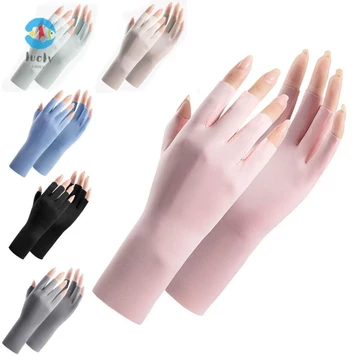 Găng Tay Chống Nắng, Bảo Vệ Da Ngón Tay Đèn Led Móng Tay Găng Tay Tranh, Phụ Kiện Chống Bức Xạ Chống Tia UV Bảo Vệ Chống Tia Tia UV Móng Tay Nghệ Thuật Găng Tay Tăng Cường Móng Tay