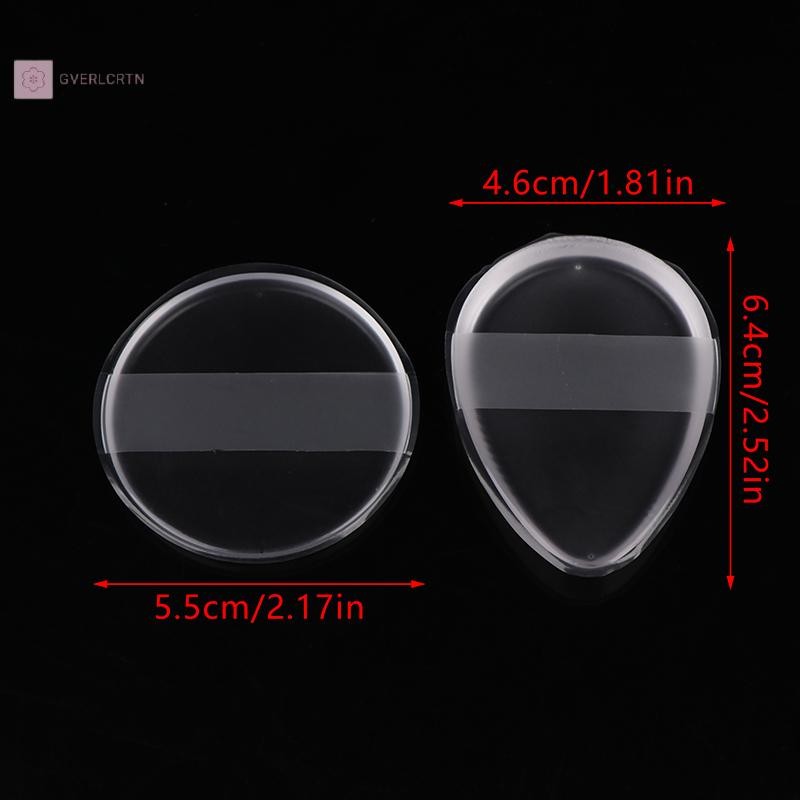 GVERLCRTN 1 Cái Gel Silicone Trong Suốt Puff Sponge Face Concealing Mỹ Phẩm Puff Phụ Kiện Cho Kem Nền BB Cream [8C]