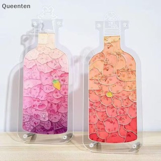 Queenten Acrylic Xếp Hình Dễ Thương 3D Ghép Hình Động Vật Lợn Hình Hoạt Hình Sáng Tạo Khối Cứng Lắp Ráp Chai Ngộ nghĩnh Trò Chơi Bé Gái Trẻ Em Quà Tặng QT