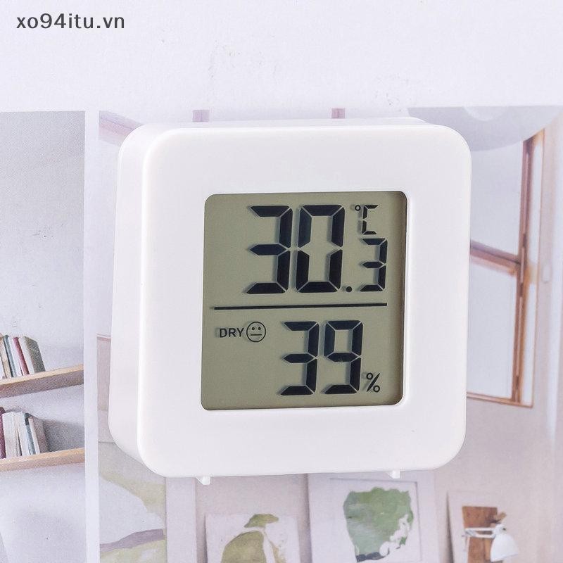 XOITU Nhiệt kế điện tử kỹ thuật số Máy đo độ ẩm trong nhà Máy đo nhiệt độ phòng khô ướt cho bé Máy đo nhiệt độ phòng VN