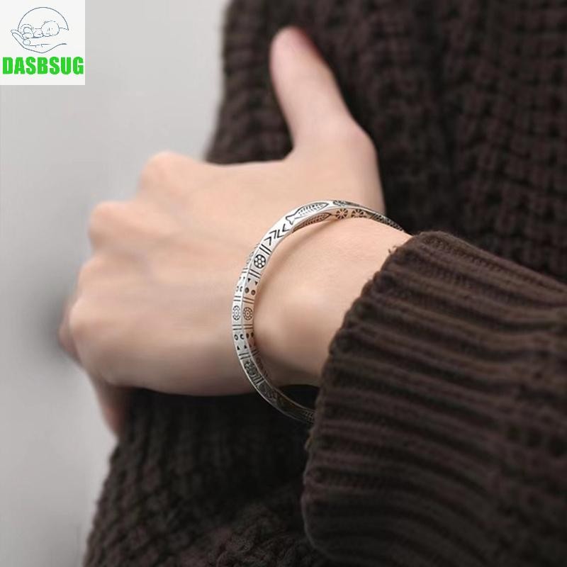 DASBSUG Bùa Hộ Mệnh Vòng Tay Cho Nam Mobius Cuff Lắc Tay Hợp Kim - Fans Nam Trang Sức - Rune Mở Vòng Tay