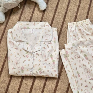 Bộ đồ ngủ Thỏ Hồng – Dễ thương, mềm mịn, chuẩn dáng xinh - Size Đôi