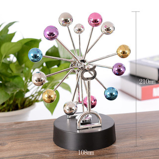 Newton Con lắc Bóng thép kim loại Máy tính để bàn Giải nén Trang trí biểu diễn vật lý sáng tạo Quà tặng văn phòng Con lắc Newton, Bóng thép kim loại, Trình diễn vật lý, Sản xuất Seiko