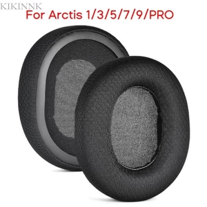 KIKIN Miếng Đệm Tai Mềm Cho Arctis 1 3 5 7 9 Tai Nghe Miếng Đệm Tai Nhớ Bọt Biển Đệm Tai Nghe Chống Ồn Bao