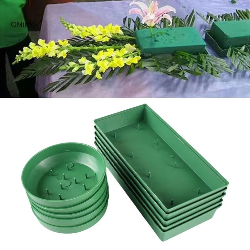 CyinYP Xốp cắm hoa, khay cố định, bùn giữ hoa, trang trí bình/bát, tiệc cưới, lối đi