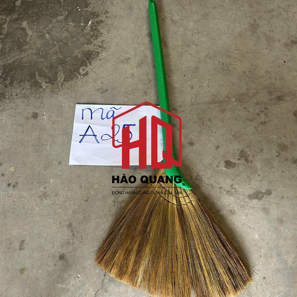 Chổi Quét Nhà Cán Nhựa Siêu Bền (loại 2) – Lông Cứng Quét Sạch Mọi Góc - (mã A25/A30)