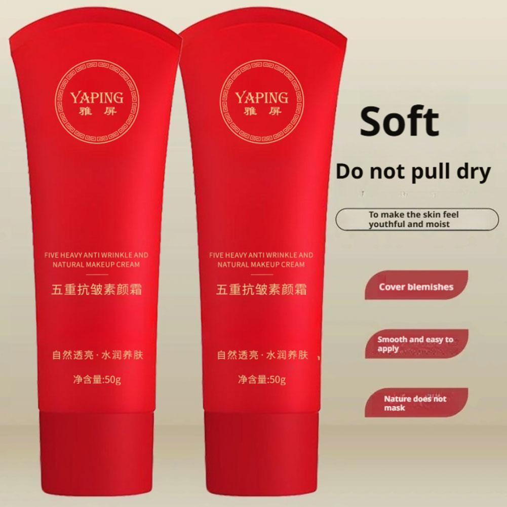Kem trang điểm lười VC FIVE FOLD, che khuyết điểm nhẹ, đều màu, dưỡng ẩm lâu, phù hợp da nhạy cảm