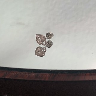 Bông Tai Zircon Xoăn Ốc Titan Thép Studs Ngủ Loại Bỏ Xoăn Ốc Xuyên Xương Tai Đinh Trái Tim Bướm Hành Tinh Siêu Sáng Bóng Ngọt Ngào