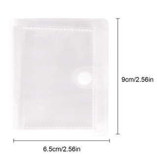 SEREN Sticker Sách lưu trữ, Album dán móng tay trong suốt rỗng, Kích thước ảnh di động 32 / 60 Khe đựng trong suốt Phụ kiện lưu trữ