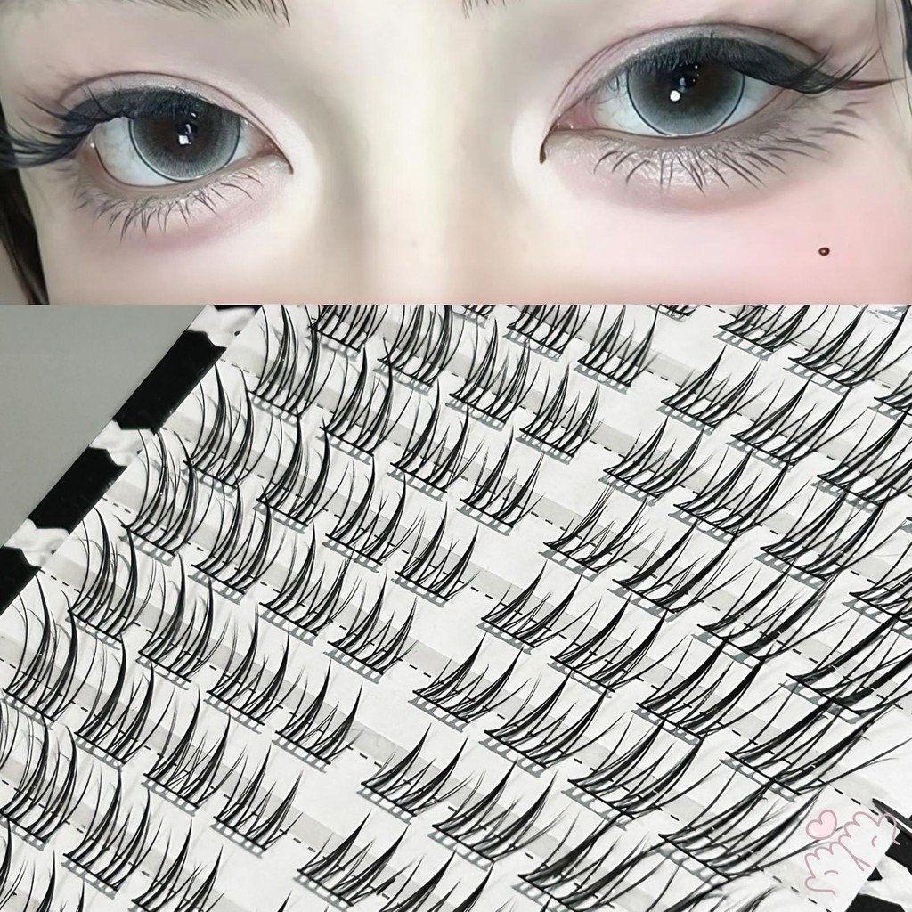Không Cần Keo Dán Mi Cụm Lông Mi Wispy Tự Nhiên Cụm Lông Mi Món Quà Hoàn Hảo Cho Bé Gái Hoặc Nữ