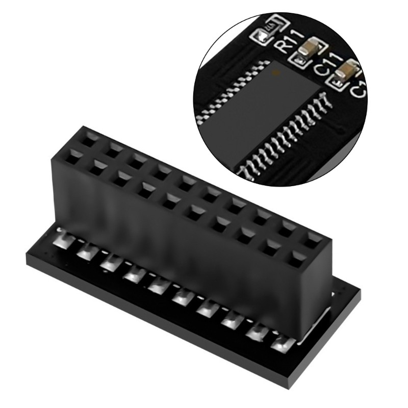 Trại TPM 2 0 Mô-đun LPC 20Pin Mô-đun Mã hóa bo mạch chủ Mô-đun bảo mật từ xa