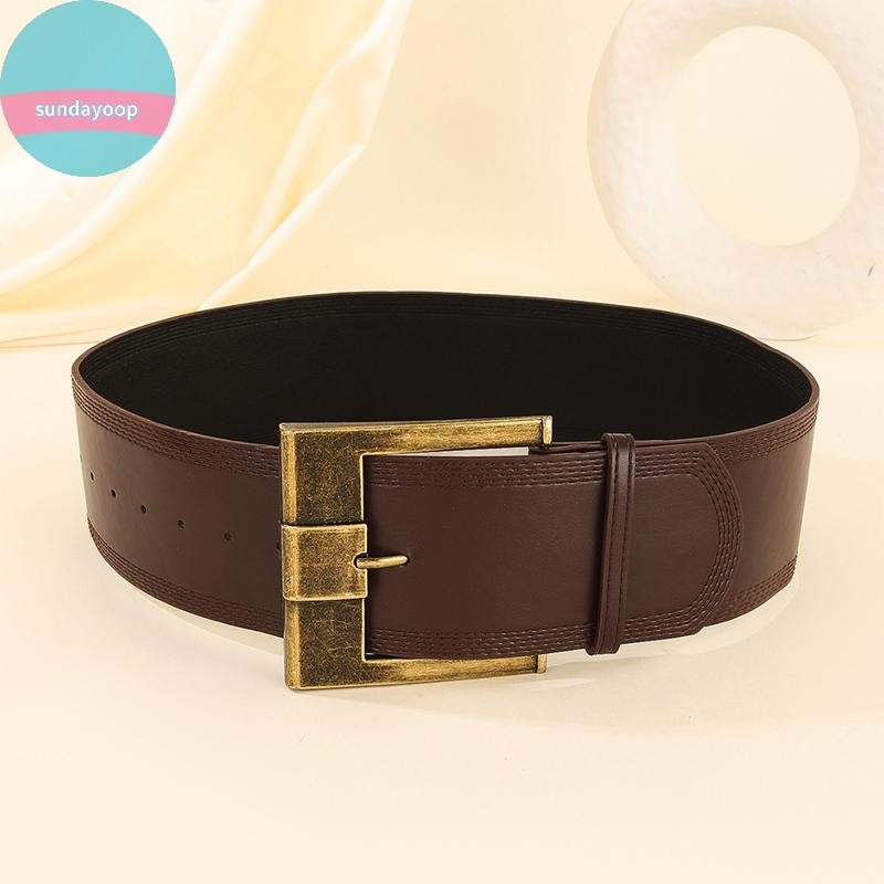 Sund Retro Maill Phong Cách Rộng Thắt Lưng Nữ Ôm Eo Và Phù Hợp Với Tính Khí Của Váy VN