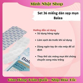 Miếng dán mụn Balea Anti-Pickel Patches Hautrein 36 miếng - Hàng nội địa Đức
