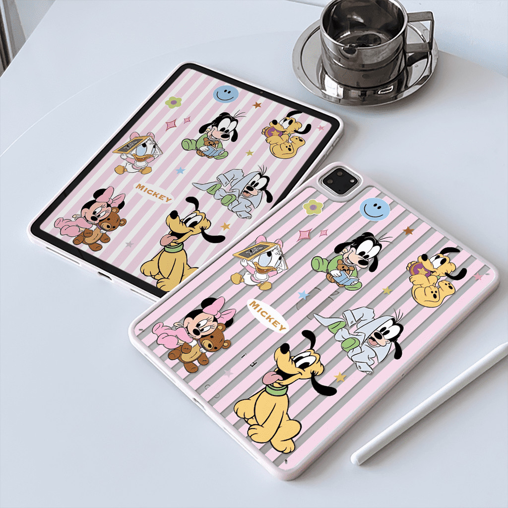 Vỏ Cứng Acrylic Vui Nhộn Puppies Dành Cho Mini6 Mini7 A17Pro IPad 5 6 7 8 9 10 11 A16 Air 2 3 4 5 6 Air 11 M2 Pro10.5 10.2 "Pro11 2018 2020 2021 2022 M4 Pro13 2024 2025