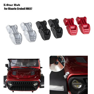 Vỏ máy kim loại Bản lề Tâm trạng Trang trí mảnh cho Rlaarlo MK07 JK07 Bộ phận nâng cấp kim loại RC Xe OP Phụ kiện-- & -