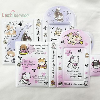 Lostcorner Album Ảnh Dễ Thương 3 Inch Hộp Đựng Thẻ Ảnh Thần Tượng Chất Kết Dính Bộ Sưu Tập Sách 36 Bỏ Túi Album Photocard Hộp Đựng Mới